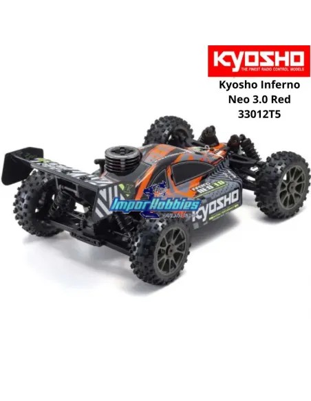 Kyosho Inferno Neo 3.0 Nitro Rouge 2.4Ghz Readyset KE21SP - KT-231P+ 33012T5 - Voiture RC Echelle 1/8 Buggy Nitro
