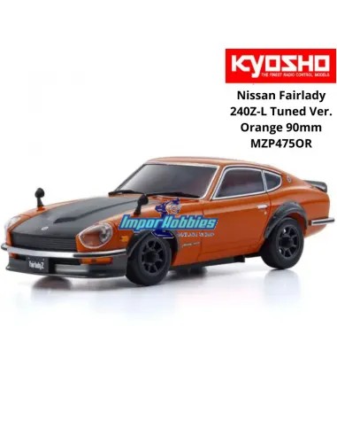 Carrocería pintada 90mm Kyosho Mini-Z AWD Nissan Fairlady 240Z-L Tuned Ver. Naranja MZP475OR