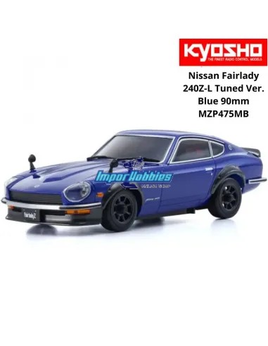 Carrosserie peinte 90mm Kyosho Mini-Z AWD Nissan Fairlady 240Z-L Tuned Ver. Metallic Blue MZP475MB