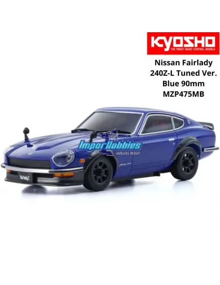 Carrosserie peinte 90mm Kyosho Mini-Z AWD Nissan Fairlady 240Z-L Tuned Ver. Metallic Blue MZP475MB