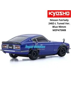 Carrosserie peinte 90mm Kyosho Mini-Z AWD Nissan Fairlady 240Z-L Tuned Ver. Metallic Blue MZP475MB 2