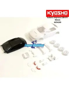 Body Painting w/ Wheels 90mm Kyosho Mini-Z AWD Subaru Impreza 22B-STi MZN209