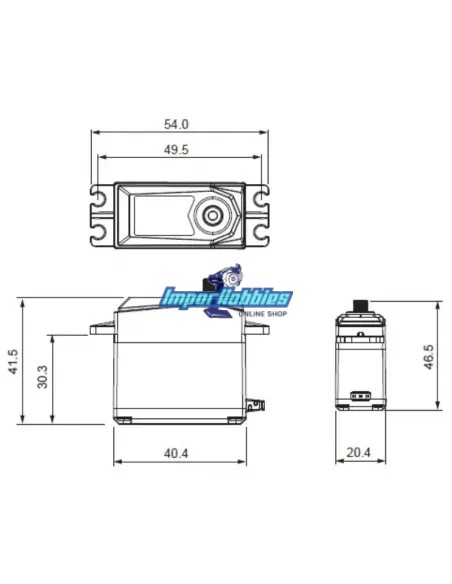 Servo Kyosho Perfex 10Kg / 0.15s KS5071-09MW Inferno Series 82280