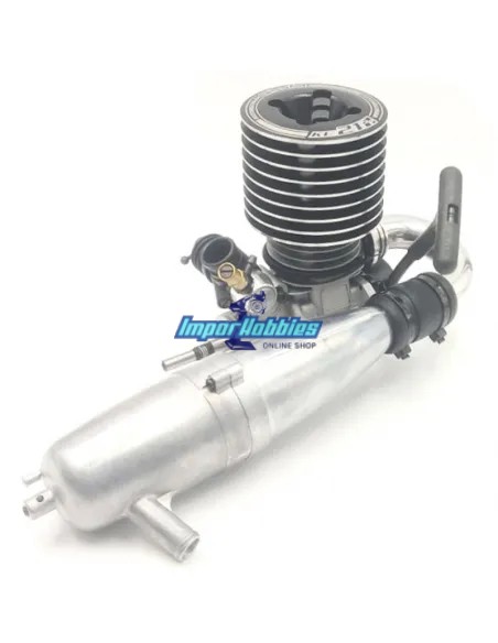 Kyosho KE21SP Nitro Engine - 3.5cc .21 With Pull Start + Exhaust System 74031-EX