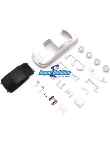 Carrocería blanca para pintar 90mm Kyosho Mini-Z Nissan Silvia S15 GT Wing MZN229