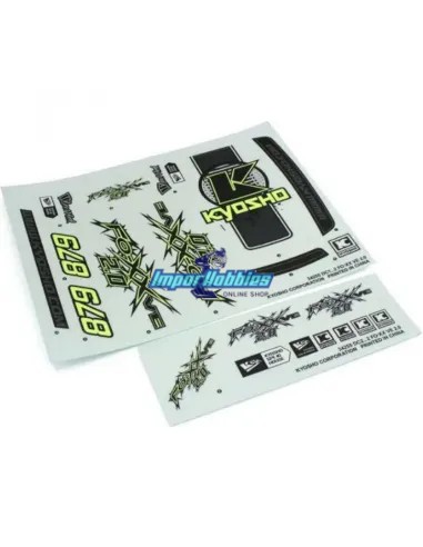 Décoration carrosserie Kyosho FO-XX 2.0 GP & EP MAB305Y-1