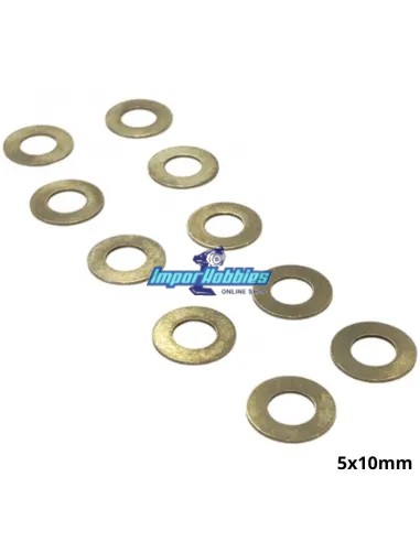 Arandelas de ajuste acero 5x10mm (10...