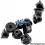 Tuerca autofrenante M3 flanged negra (10 Uds.) Fussion FS-TN032