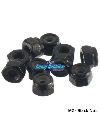 Steel Nyloc Nut - M2 Black (10 U.) Fussion