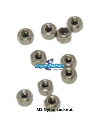 Écrou en acier autobloquant M2 (10 U.) Fussion FS-TN021 - Écrous en acier