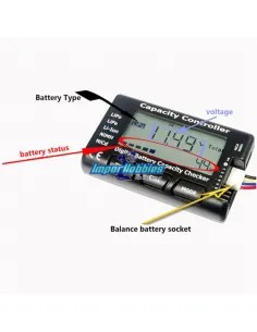 Battery Tester - LiPo / LiFe / NiMh / NiCd Cellmeter 7 2
