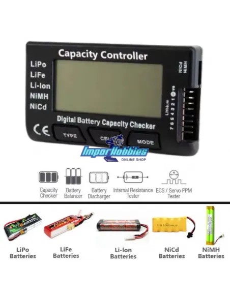 Battery Tester - LiPo / LiFe / NiMh / NiCd Cellmeter 7