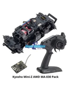 Kyosho Mini-Z AWD MA-030EVO 8500KV Chassis Set + Emisora + Receptor 32180-Pack