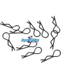 Body Clip - Black 1/10 (10 U.) Fussion FS-WD015