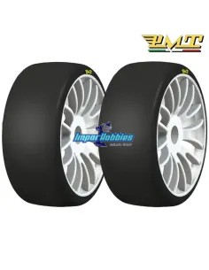 Pneus PMT Racing Slicks 1/8 GT - Rally Game jante blanche (2 U.) RALLY S0 - Ultra  -Super - Soft - Medium - Hard