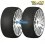 Tyres PMT Racing Slicks 1/8 GT - Rally Game - Glued In White Rim (2 U.) RALLY S0 - Ultra  -Super - Soft - Medium - Hard