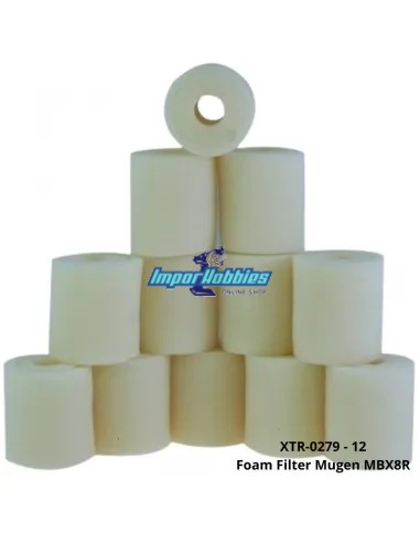 Espumas de filtro de aire Mugen MBX8R (12 Uds.) XTR Racing XTR-0284