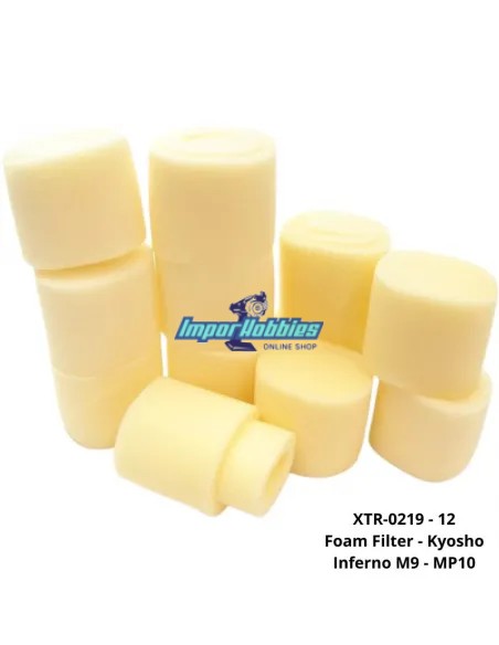 Air Filter Foam Kyosho Inferno MP9 - MP10 (12 U.) XTR Racing XTR-0219