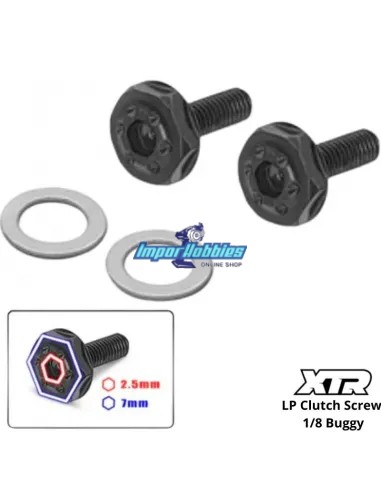 Vis d'embrayage 1/8 buggy acier 2.5 /...