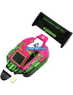 Body Set - Pink / Green Kyosho Mini-Z Buggy Inferno MP9 MBB03PGR