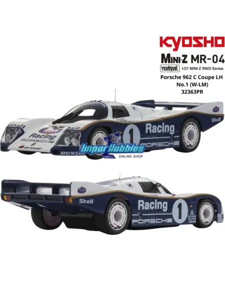 Kyosho Mini-Z MR-04 RWD Porsche 962 C Coupe LH No.1 W-LM - KT-531P 102mm 32363PR - Kyosho Mini-Z RWD Readyset Models