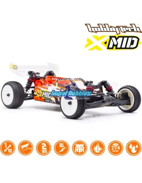 Coche RC Eléctrico Hobbytech XMid RTR 1/10 Buggy 2WD Brushless 1.XMID.RTR