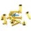 Flat Head Screws M3 - Gold (10 U.) Fussion FS-TFG30xx  - 3x5 - 3x6 - 3x8 - 3x10 -3x12