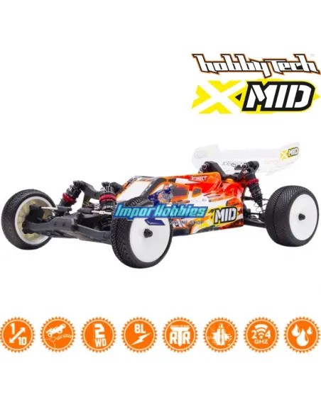 Coche RC Eléctrico Hobbytech XMid RTR 1/10 Buggy 2WD Brushless 1.XMID.RTR