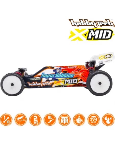 Coche RC Eléctrico Hobbytech XMid RTR 1/10 Buggy 2WD Brushless 1.XMID.RTR