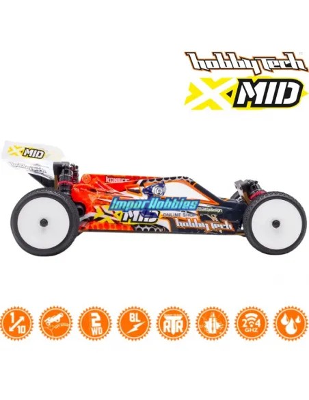 Coche RC Eléctrico Hobbytech XMid RTR 1/10 Buggy 2WD Brushless 1.XMID.RTR