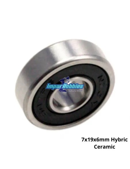 Front Engine Bearing - Ceramic 7x19x6mm Fussion FS-BE005