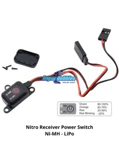 Receiver Power Switch Lipo - Life - NiMh 1/10 - 1/8 SkyRC SK-600054 - R/C Switches & Voltage Regulator 2