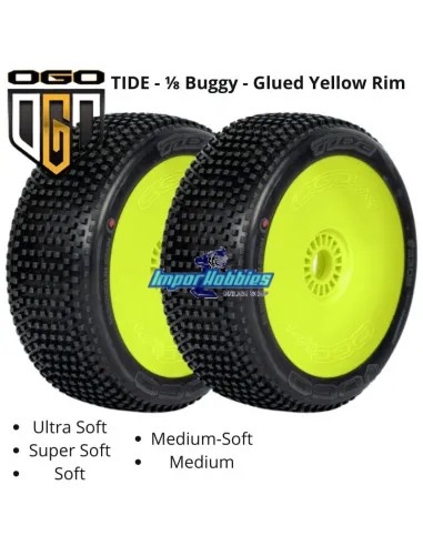 AKA Component 2AB Tires - Medium Long Wear (4 U.) Only Tire 14032ZXT - AKA Race Tires - 1/8 Buggy