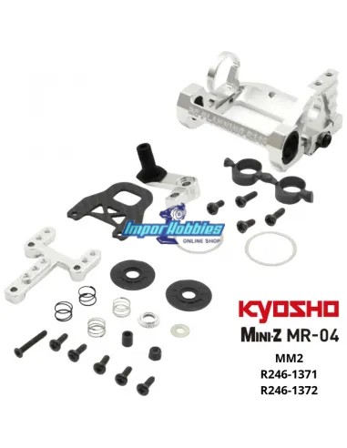 Aluminum Motor Mount + Roll Damper Set - Type MM2 Kyosho Mini-Z MR-04 R246-1371 - R246-1372