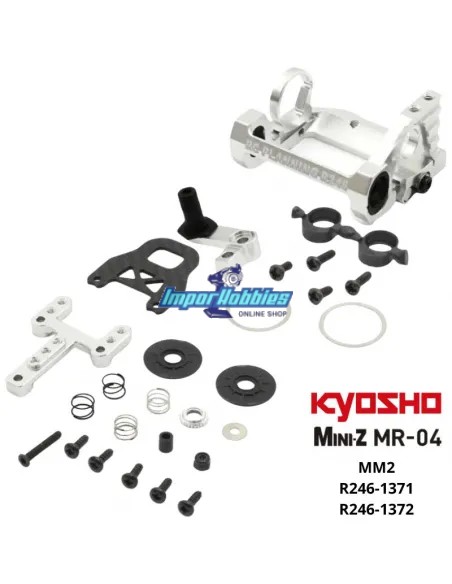 Aluminum Motor Mount + Roll Damper Set - Type MM2 Kyosho Mini-Z MR-04 R246-1371 - R246-1372
