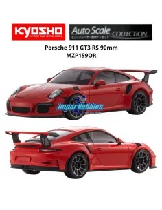 Carrocería pintada 90mm Kyosho Mini-Z Porsche 911 GT3 RS Naranja MZP159OR