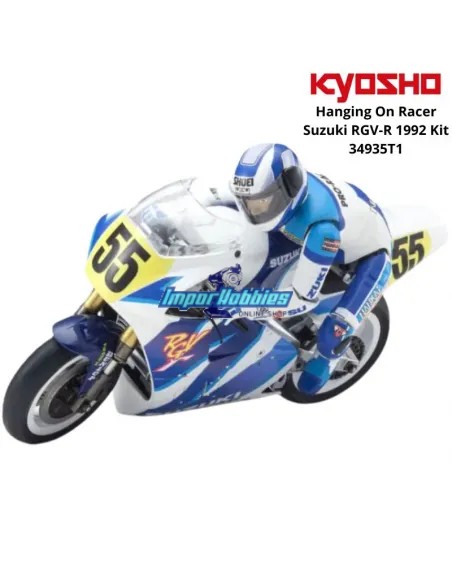 Moto RC électrique Kyosho Hanging On Racer Suzuki RGV-R 1992 Kit 34953