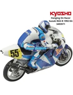 Motorcycle RC Electric Kyosho Hanging On Racer Suzuki RGV-R 1992 Kit 34935 2