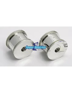 Llantas cromadas F/R (2 Uds.) Team Associated RC18T AS21061 - Team Associated RC18B / RC18T / RC18R - Repuesto y opciones