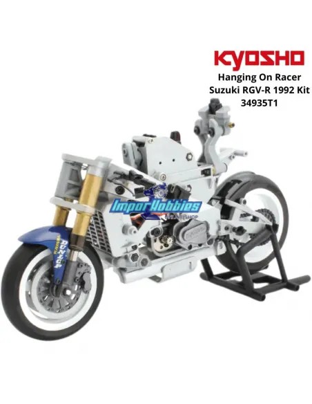 Moto RC électrique Kyosho Hanging On Racer Suzuki RGV-R 1992 Kit 34953
