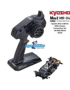 Coche RC Kyosho Mini-Z MR-04 RWD Chasis - Radio Set W-MM KT531P 2.4ghz 32370 - Modelos Kyosho Mini-Z RWD RTR