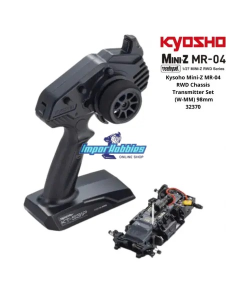 RC Car Kyosho Mini-Z MR-04 RWD Chassis - Transmitter Set W-MM KT531P 2.4ghz 32370 - Kyosho Mini-Z RWD Readyset Models