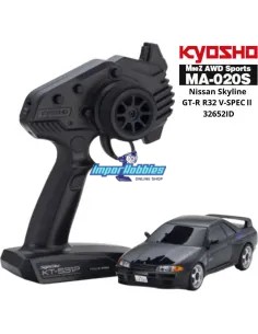RC Car 1/28 Kyosho Mini-Z AWD MA020 4WD Nissan Skyline GT-R R32 V-SPEC II Initial D Drift Pack 2.4ghz Readyset 32651ID