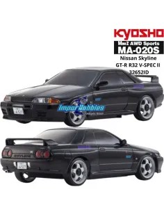 RC Car 1/28 Kyosho Mini-Z AWD MA020 4WD Nissan Skyline GT-R R32 V-SPEC II Initial D Drift Pack 2.4ghz Readyset 32651ID 2