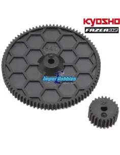 Courone et pignon 84T - 24T 48P Kyosho Fazer FZD2 FA601