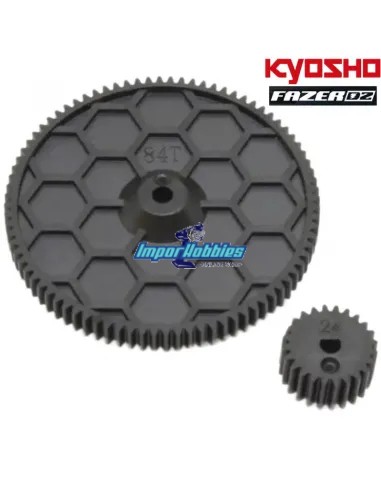 Corona - piñón 84T - 24T 48P Kyosho Fazer FZD2 FA601
