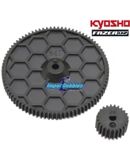 Corona - piñón 84T - 24T 48P Kyosho Fazer FZD2 FA601