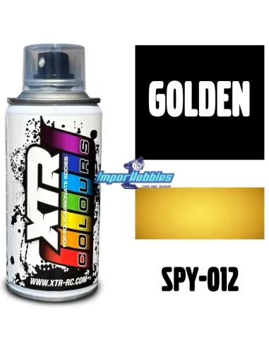 Golden Spray Paint For Polycarbonate Body 150ml. XTR Racing SPY-012