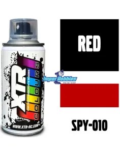 Pintura spray roja para carrocerías de lexan 150ml. XTR Racing SPY-010