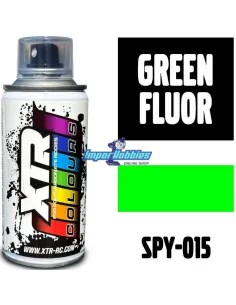 Green Fluor Spray Paint For Polycarbonate Body 150ml. XTR Racing SPY-015